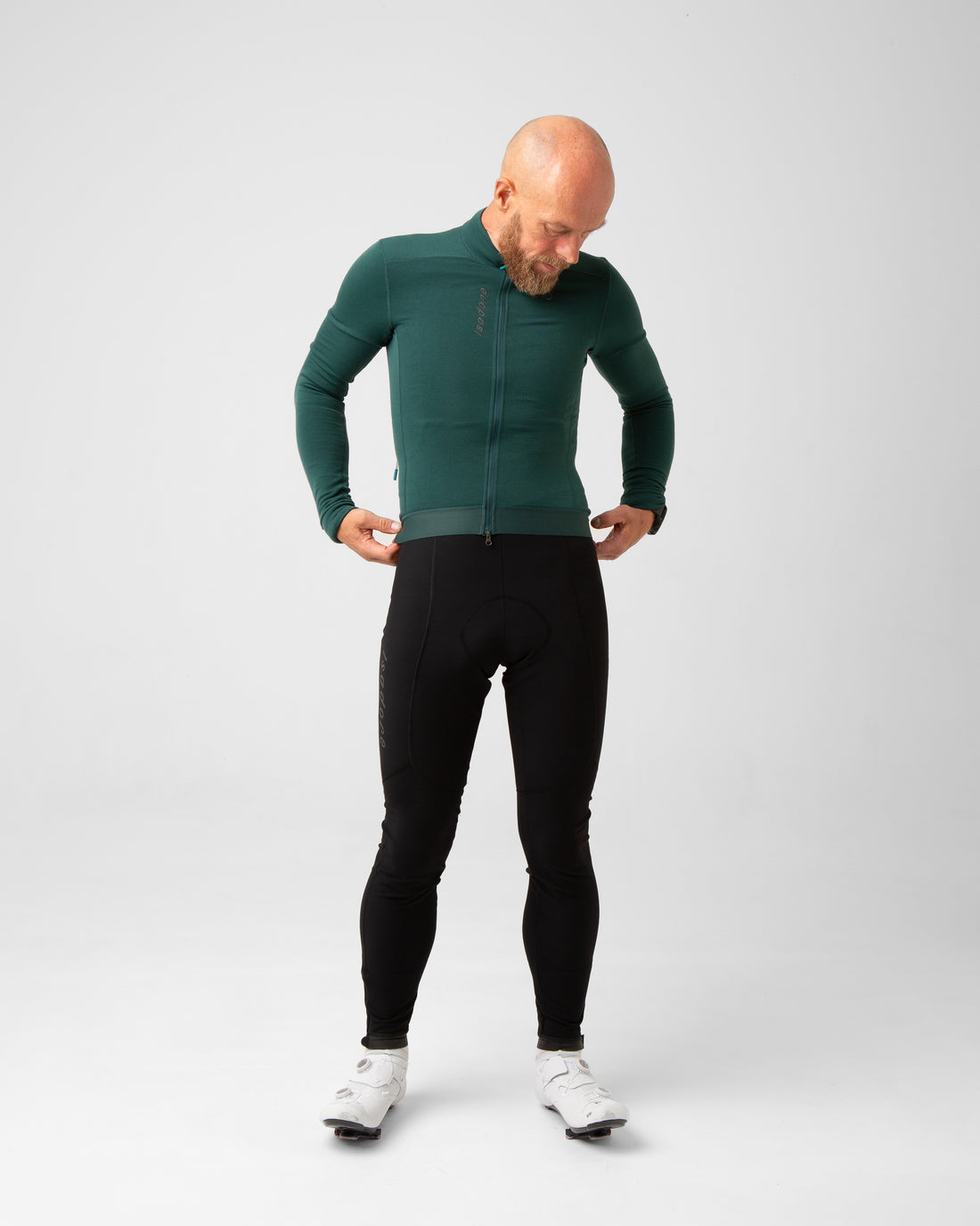 Isadore Men's Signature Deep Winter Long Sleeve Jersey Sea Moss