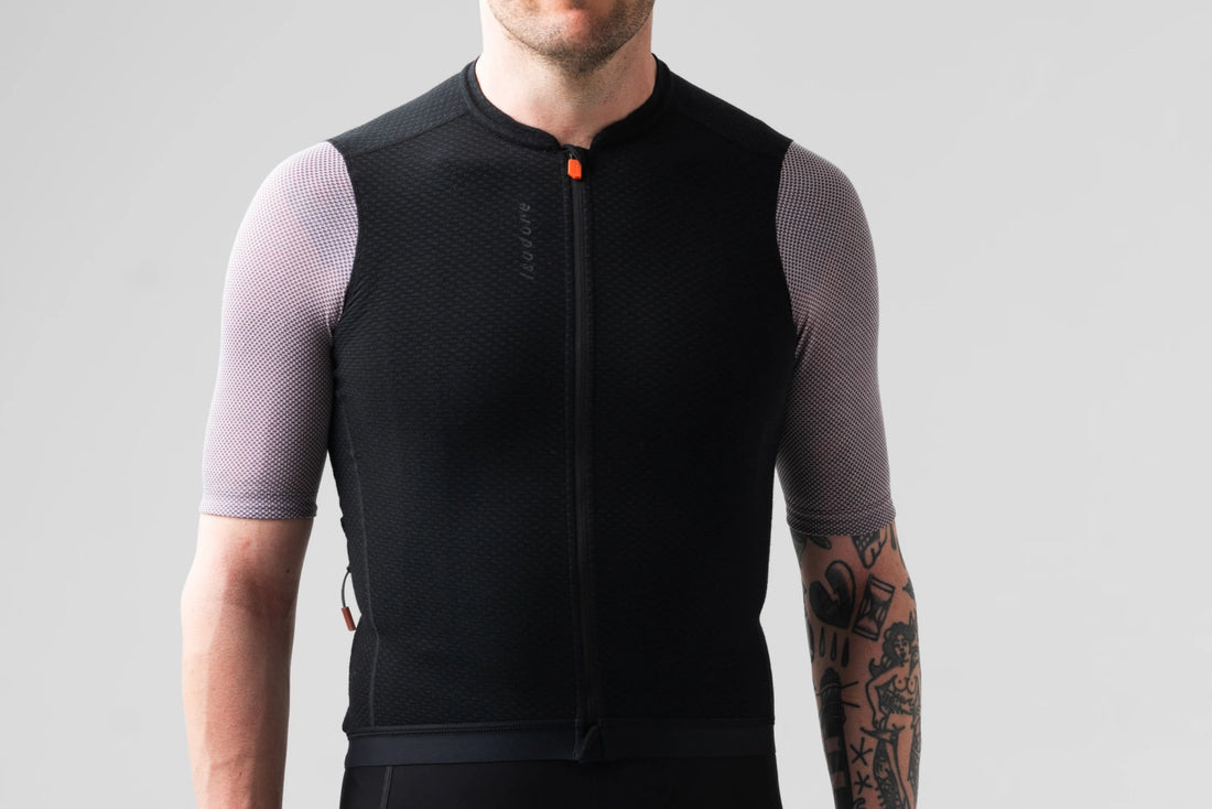 Isadore Signature Merino Air Jersey Radtrikot Anthracite