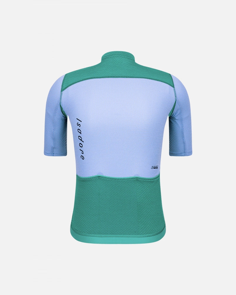 Isadore Signature Merino Air Jersey Radtrikot Green Bottle