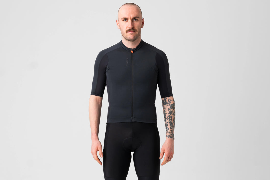 Isadore Signature Merino Tech Jersey Radtrikot Anthracite