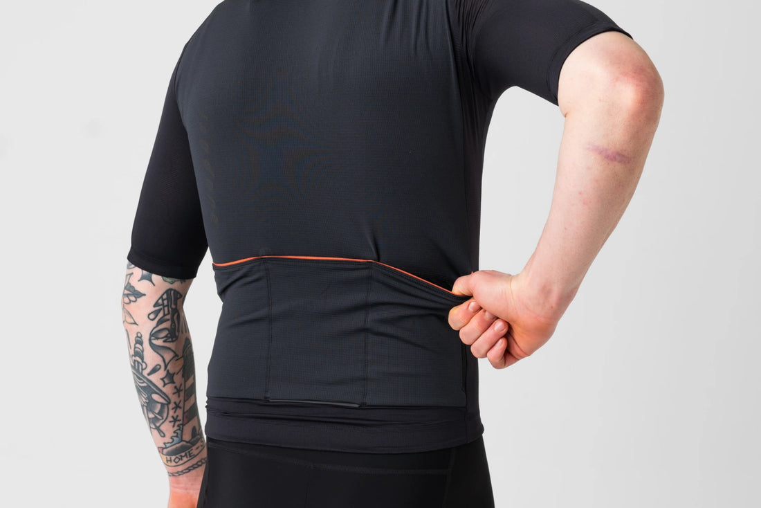 Isadore Signature Merino Tech Jersey Radtrikot Anthracite