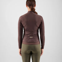 Pedaled Odyssey Women's Long Sleeve Jersey Radtrikot langarm Brown