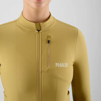 Pedaled Odyssey Women's Long Sleeve Jersey Radtrikot langarm Light Green