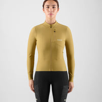 Pedaled Odyssey Women's Long Sleeve Jersey Radtrikot langarm Light Green