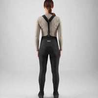 Pedaled Odyssey Women's Tight Thermo Trägerhose Black Green