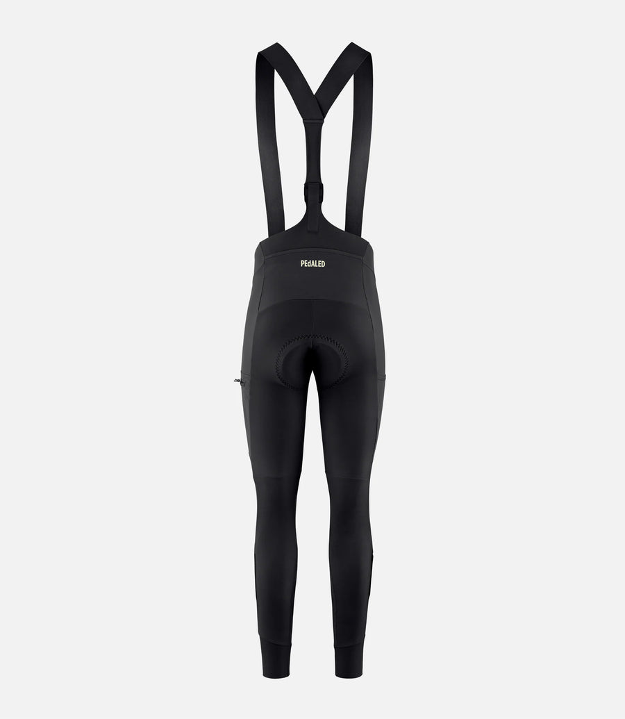 Pedaled Odyssey Women's Tight Thermo Trägerhose Black Green