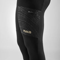 Pedaled Odyssey Women's Tight Thermo Trägerhose Black Green