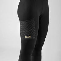 Pedaled Odyssey Women's Tight Thermo Trägerhose Black Green