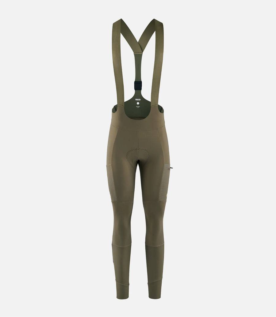 Pedaled Odyssey Women's Tight Thermo Trägerhose Military Green