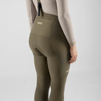 Pedaled Odyssey Women's Tight Thermo Trägerhose Military Green