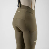 Pedaled Odyssey Women's Tight Thermo Trägerhose Military Green