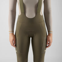 Pedaled Odyssey Women's Tight Thermo Trägerhose Military Green