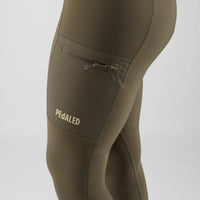 Pedaled Odyssey Women's Tight Thermo Trägerhose Military Green