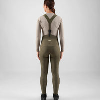Pedaled Odyssey Women's Tight Thermo Trägerhose Military Green