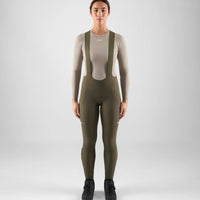 Pedaled Odyssey Women's Tight Thermo Trägerhose Military Green