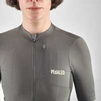 Pedaled Odyssey Women's Jersey Radtrikot Dark Grey