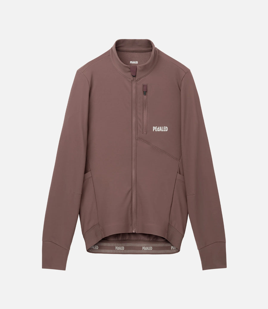 Pedaled Odyssey Women's Long Sleeve Jersey Radtrikot langarm Brown
