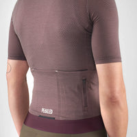 Pedaled Women's Odyssey Delta Jersey Radtrikot Burgundy