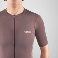 Pedaled Women's Odyssey Delta Jersey Radtrikot Burgundy