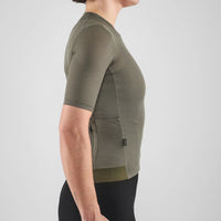 Pedaled Women's Odyssey Delta Jersey Radtrikot Military Green