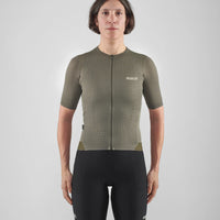 Pedaled Women's Odyssey Delta Jersey Radtrikot Military Green