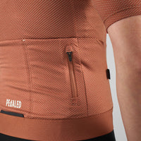 Pedaled Women's Odyssey Delta Jersey Radtrikot Orange