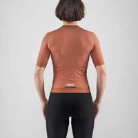 Pedaled Women's Odyssey Delta Jersey Radtrikot Orange