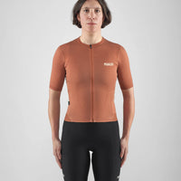 Pedaled Women's Odyssey Delta Jersey Radtrikot Orange