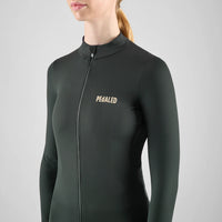 Pedaled Element Women's Long Sleeve Jersey Radtrikot langarm Black