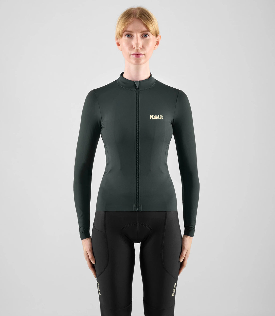 Pedaled Element Women's Long Sleeve Jersey Radtrikot langarm Black