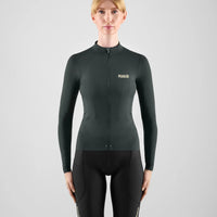 Pedaled Element Women's Long Sleeve Jersey Radtrikot langarm Black
