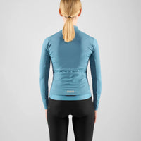 Pedaled Element Women's Long Sleeve Jersey Radtrikot langarm Light Blue