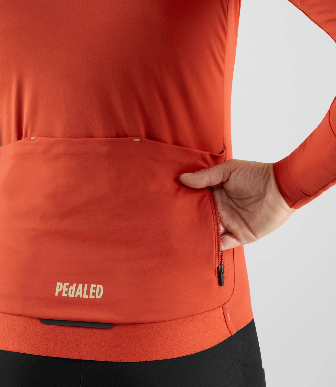 Pedaled Element Women's Long Sleeve Jersey Radtrikot langarm Red