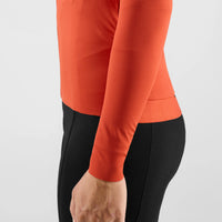 Pedaled Element Women's Long Sleeve Jersey Radtrikot langarm Red