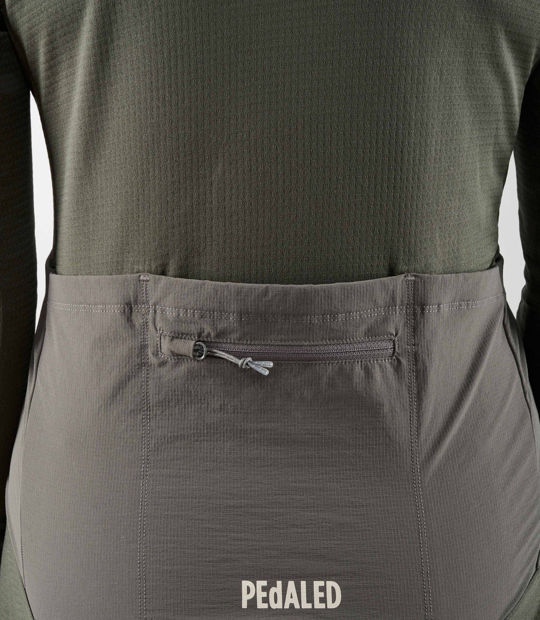 Pedaled Odyssey Windblock Women's Merino Long Sleeve Jersey Radtrikot langarm Grey Ink