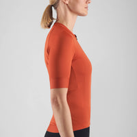 Pedaled Element Lightweight Women's Jersey Radtrikot Brick Red