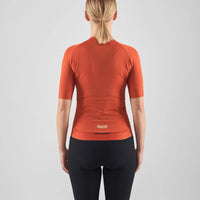Pedaled Element Lightweight Women's Jersey Radtrikot Brick Red