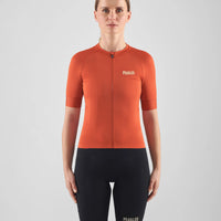Pedaled Element Lightweight Women's Jersey Radtrikot Brick Red
