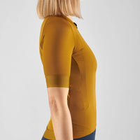 Pedaled Element Lightweight Women's Jersey Radtrikot Mustard