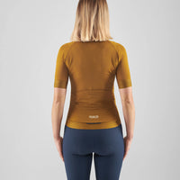 Pedaled Element Lightweight Women's Jersey Radtrikot Mustard