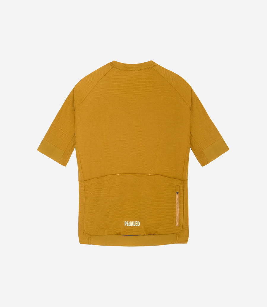Pedaled Element Lightweight Women's Jersey Radtrikot Mustard