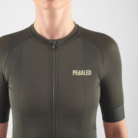 Pedaled Element Lightweight Women's Jersey Radtrikot Dark Grey