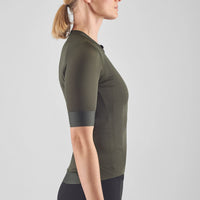 Pedaled Element Lightweight Women's Jersey Radtrikot Dark Grey