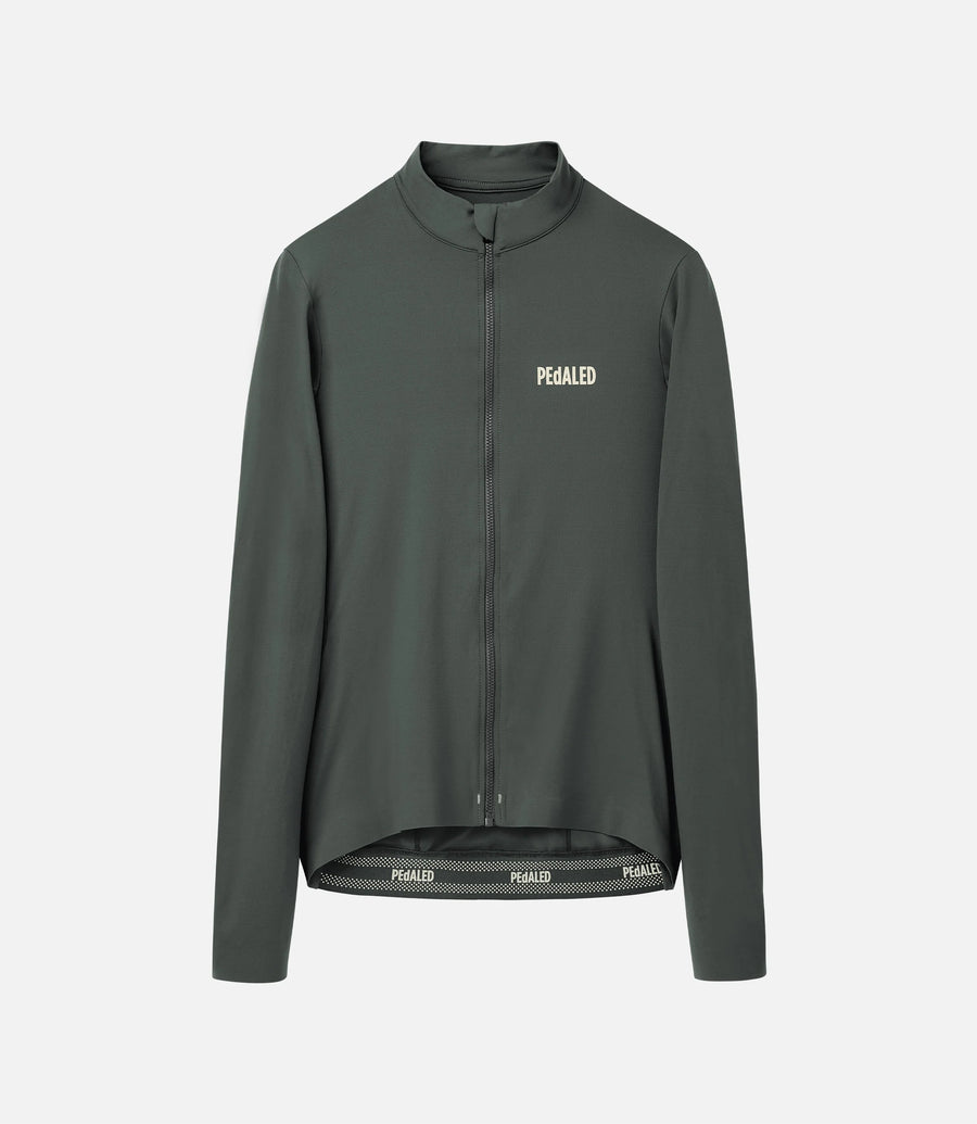 Pedaled Element Women's Long Sleeve Jersey Radtrikot langarm Black