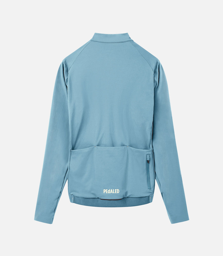 Pedaled Element Women's Long Sleeve Jersey Radtrikot langarm Light Blue