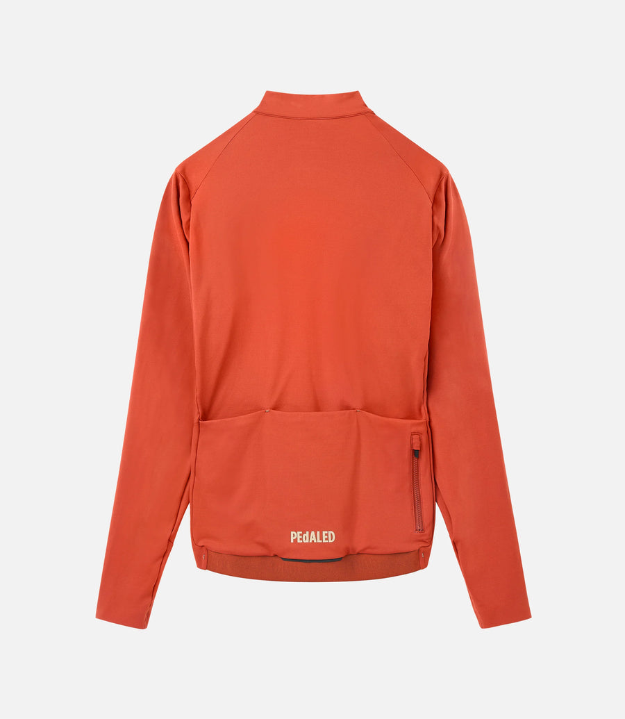 Pedaled Element Women's Long Sleeve Jersey Radtrikot langarm Red
