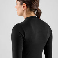 Pedaled Element Merino Wome's Base Layer Radunterhemd langarm Black