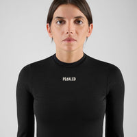 Pedaled Element Merino Wome's Base Layer Radunterhemd langarm Black