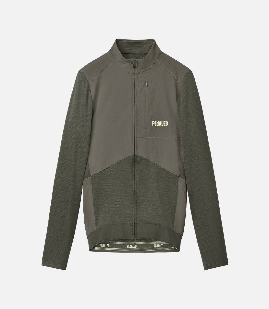 Pedaled Odyssey Windblock Women's Merino Long Sleeve Jersey Radtrikot langarm Grey Ink