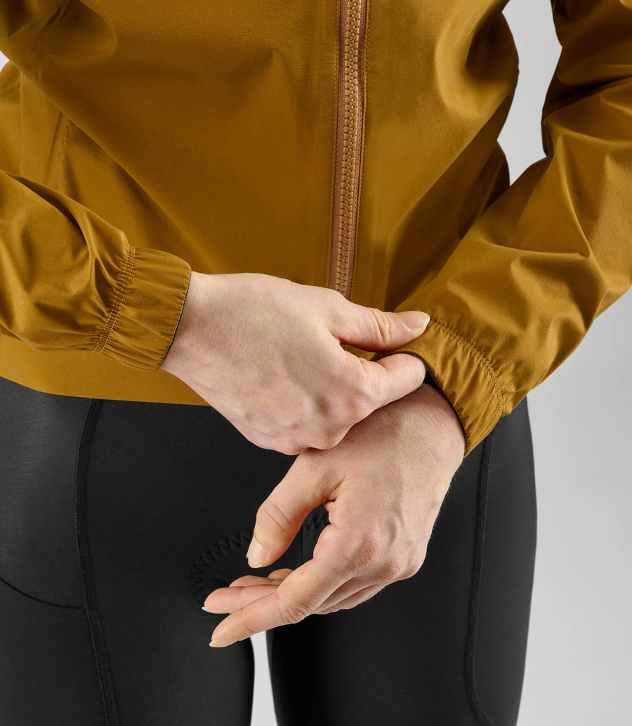 Pedaled Element Waterproof Women's Jacket Regen Fahrradjacke Mustard